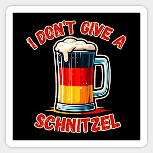 I don't give a schnitzel Sticker